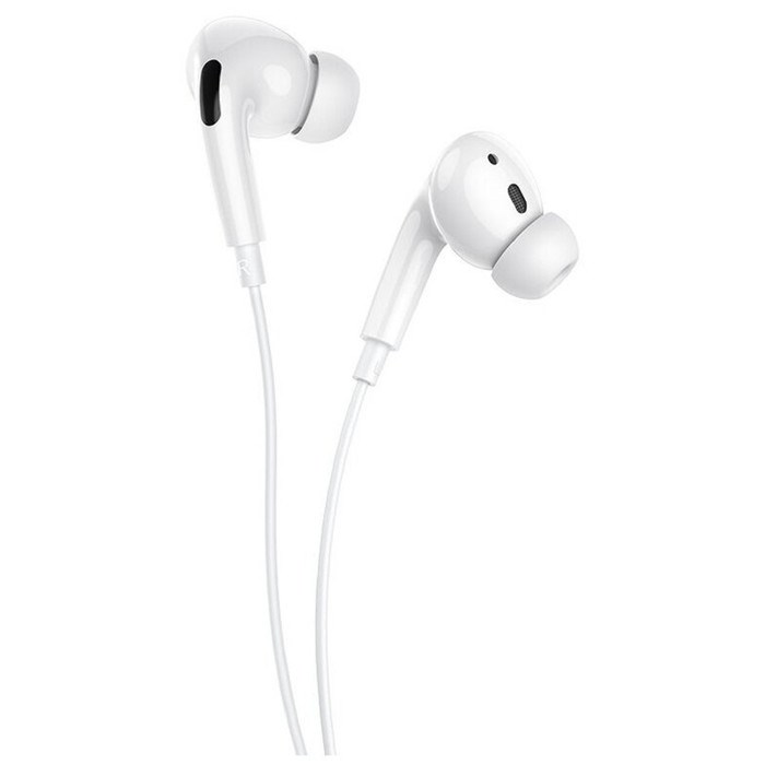 Наушники Hoco M1 Pro, проводные, вакуумные, микрофон, Jack 3.5, 1.2 м, белые - фото 51371918 Наушники Hoco M1 Pro, проводные, вакуумные, микрофон, Jack 3.5, 1.2 м, белые - фото 51371918