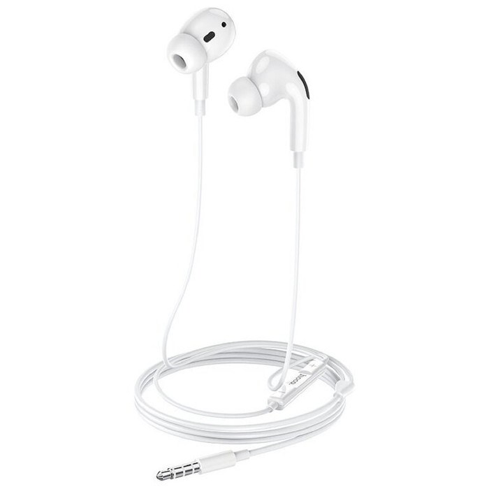 Наушники Hoco M1 Pro, проводные, вакуумные, микрофон, Jack 3.5, 1.2 м, белые - фото 51371919 Наушники Hoco M1 Pro, проводные, вакуумные, микрофон, Jack 3.5, 1.2 м, белые - фото 51371919