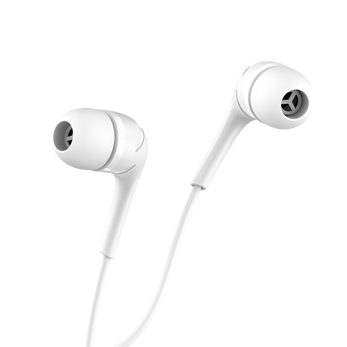 Наушники Hoco M40, проводные, вакуумные, микрофон, Jack 3.5 мм, 1.2 м, белые - фото 51371956 Наушники Hoco M40, проводные, вакуумные, микрофон, Jack 3.5 мм, 1.2 м, белые - фото 51371956