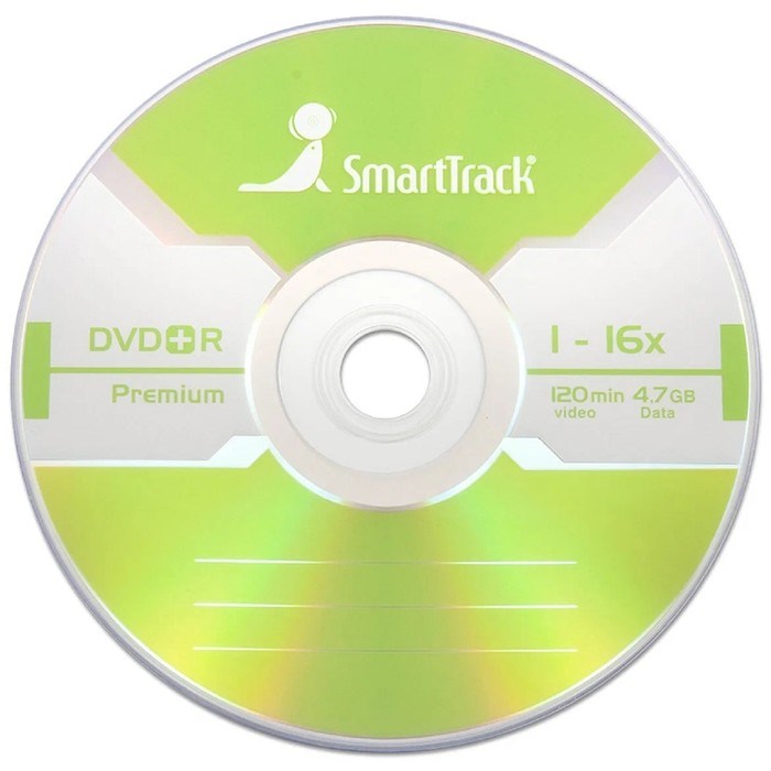 Диск DVD+R SmartTrack, 16х, 4.7 Гб, Cake Box, 10 шт - фото 51372019 Диск DVD+R SmartTrack, 16х, 4.7 Гб, Cake Box, 10 шт - фото 51372019