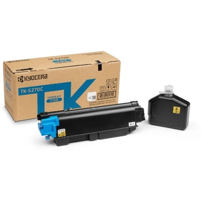 Картридж Kyocera TK-5270C 1T02TVCNL0 (M6230cidn/P6230cdn), для Kyocera (6000 стр.), голубой 789367 - фото 51372101 Картридж Kyocera TK-5270C 1T02TVCNL0 (M6230cidn/P6230cdn), для Kyocera (6000 стр.), голубой 789367 - фото 51372101