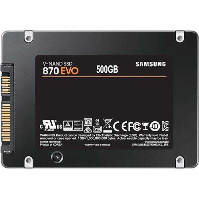 Накопитель SSD Samsung MZ-77E500BW 870, 500 Гб, SATA III, 2.5" - фото 51372187 Накопитель SSD Samsung MZ-77E500BW 870, 500 Гб, SATA III, 2.5" - фото 51372187