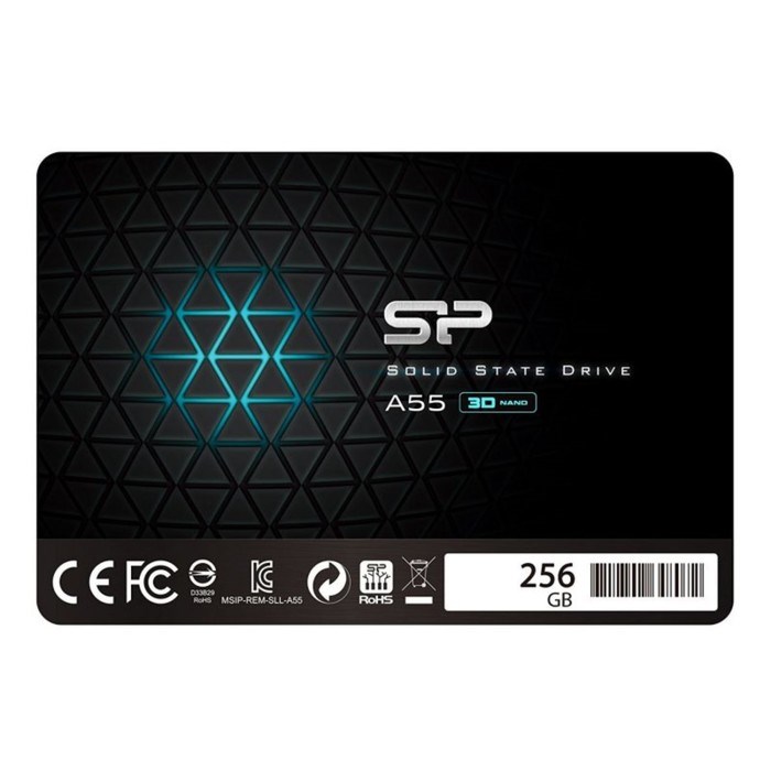 Накопитель SSD Silicon Power SP256GBSS3A55S25, 256 Гб, SATA III, 2.5" - фото 51372193 Накопитель SSD Silicon Power SP256GBSS3A55S25, 256 Гб, SATA III, 2.5" - фото 51372193