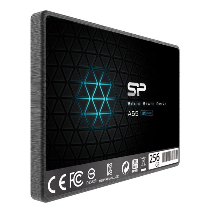 Накопитель SSD Silicon Power SP256GBSS3A55S25, 256 Гб, SATA III, 2.5" - фото 51372194 Накопитель SSD Silicon Power SP256GBSS3A55S25, 256 Гб, SATA III, 2.5" - фото 51372194