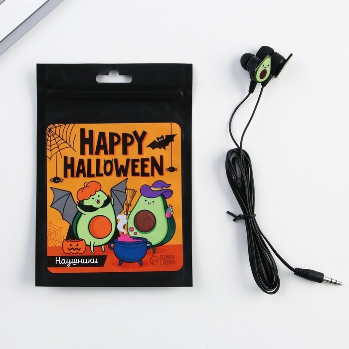 Наушники вакуумные «Happy helloween», модель VBT 1.1 - фото 51372223 Наушники вакуумные «Happy helloween», модель VBT 1.1 - фото 51372223