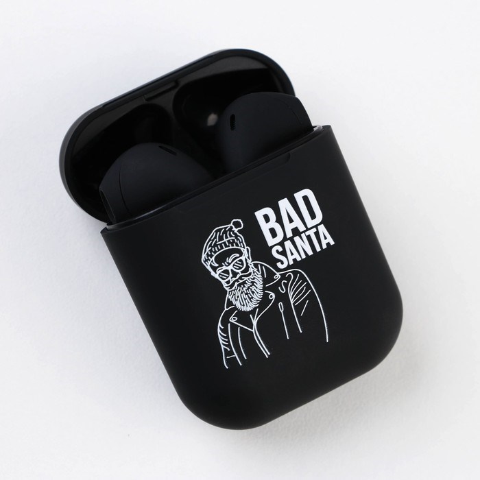 Наушники беспроводные «Bad santa», модель LV-144, 5,5 х 4,2 х 2 см. - фото 51372276 Наушники беспроводные «Bad santa», модель LV-144, 5,5 х 4,2 х 2 см. - фото 51372276
