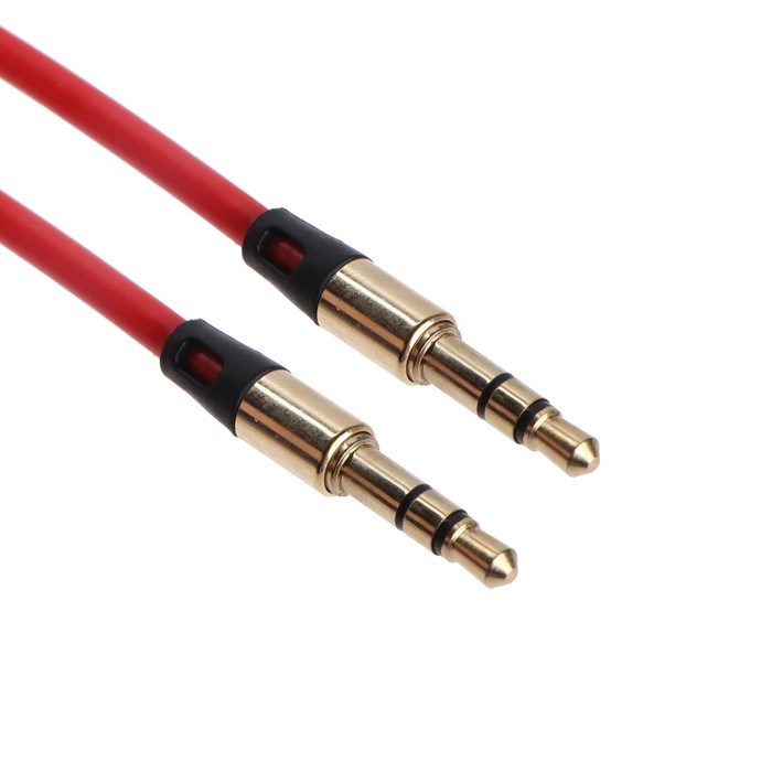 Кабель аудио AUX Cablexpert CCAB-01-35MM-1MB, Jack 3.5 мм(m)-Jack 3.5 мм(m), 1м, красный - фото 51372308 Кабель аудио AUX Cablexpert CCAB-01-35MM-1MB, Jack 3.5 мм(m)-Jack 3.5 мм(m), 1м, красный - фото 51372308