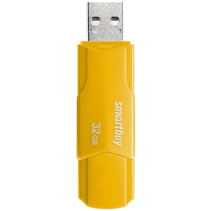 Флешка SmartBuy CLUE Yellow, 32 Гб, USB 2.0, чт до 25 Мб/с, зап до 15 Мб/с, жёлтая - фото 51372337 Флешка SmartBuy CLUE Yellow, 32 Гб, USB 2.0, чт до 25 Мб/с, зап до 15 Мб/с, жёлтая - фото 51372337