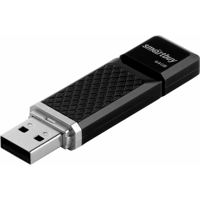 Флешка Smartbuy Quartz series Black, 64 Гб, USB 2.0, чт до 25 Мб/с, зап до 15 Мб/с, чёрная - фото 51372341 Флешка Smartbuy Quartz series Black, 64 Гб, USB 2.0, чт до 25 Мб/с, зап до 15 Мб/с, чёрная - фото 51372341