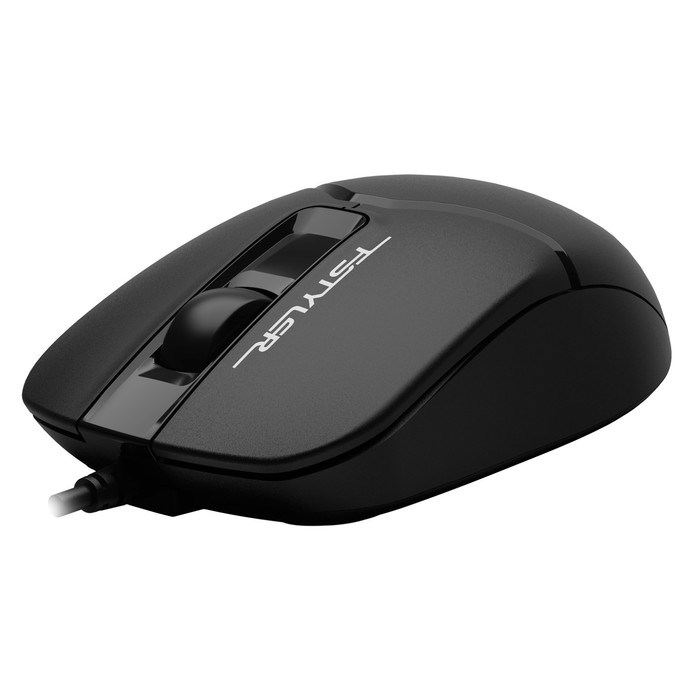 Мышь A4Tech Fstyler FM12S, проводная, оптическая, 1200 dpi, USB, чёрная - фото 51372519 Мышь A4Tech Fstyler FM12S, проводная, оптическая, 1200 dpi, USB, чёрная - фото 51372519