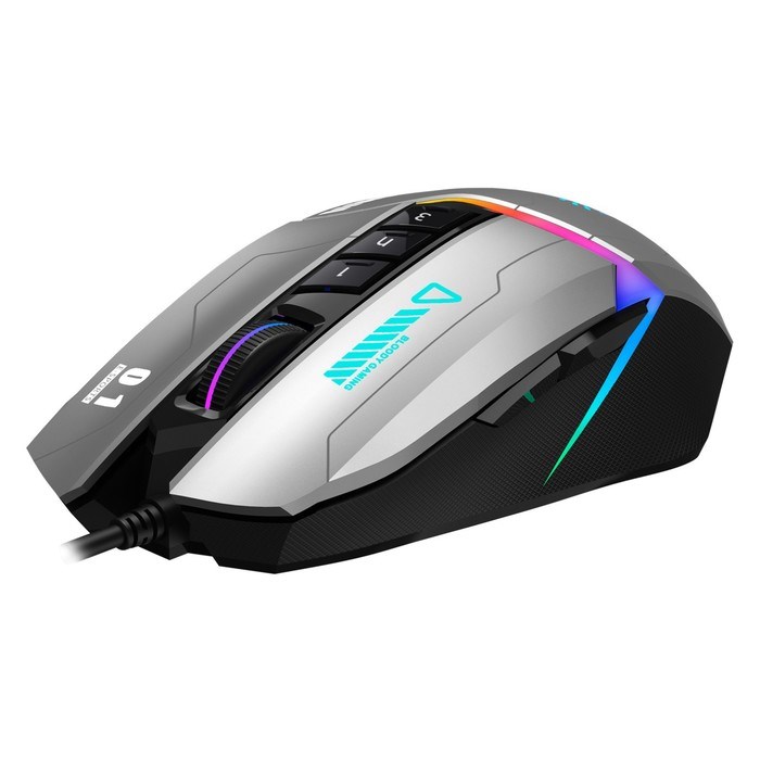 Мышь A4Tech Bloody W60 Max Gun, игровая. проводная, оптич,10000 dpi, USB, подсветка, чёрная 916627 - фото 51372523 Мышь A4Tech Bloody W60 Max Gun, игровая. проводная, оптич,10000 dpi, USB, подсветка, чёрная 916627 - фото 51372523