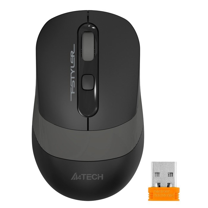 Мышь A4Tech Fstyler FG10S, беспроводная, оптическая, 2000 dpi, USB, чёрная - фото 51372535 Мышь A4Tech Fstyler FG10S, беспроводная, оптическая, 2000 dpi, USB, чёрная - фото 51372535
