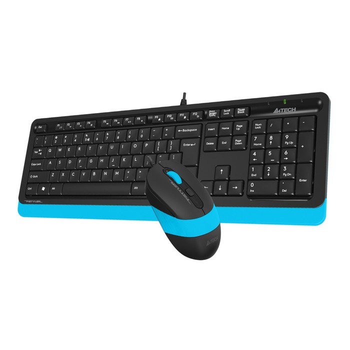 Комплект клавиатура и мышь A4Tech Fstyler F1010, проводной, мембранный,1600 dpi, USB, чёрный 91662 - фото 51372551 Комплект клавиатура и мышь A4Tech Fstyler F1010, проводной, мембранный,1600 dpi, USB, чёрный 91662 - фото 51372551