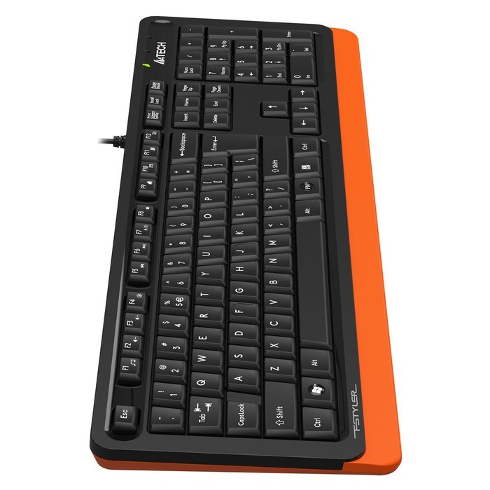 Клавиатура A4Tech Fstyler FKS10, проводная, мембранная, USB, чёрная - фото 51372557 Клавиатура A4Tech Fstyler FKS10, проводная, мембранная, USB, чёрная - фото 51372557