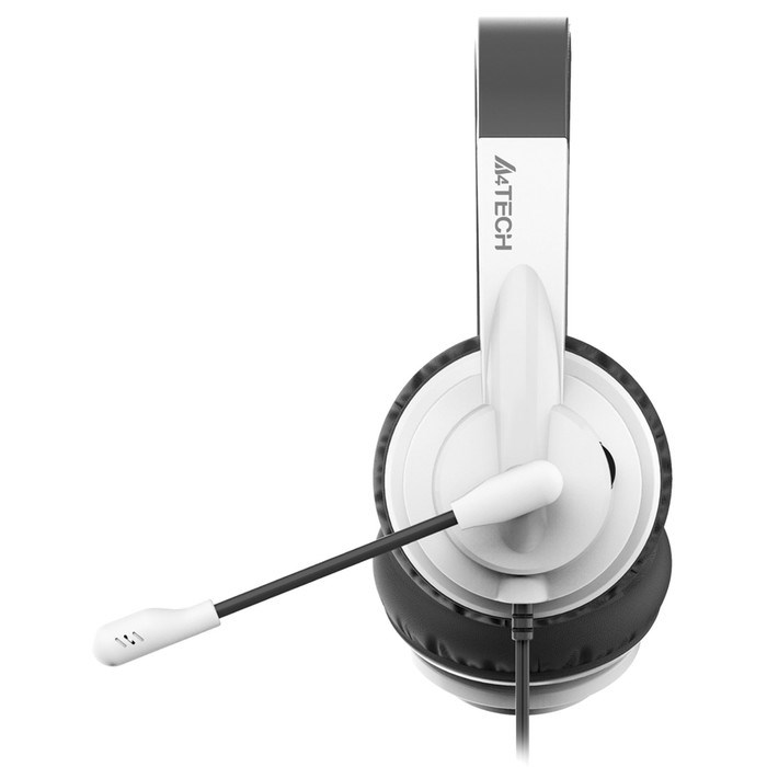 Наушники A4Tech HU-10, компьютерные, микрофон, 100 дБ, 32 Ом, USB, 2 м, белые - фото 51372561 Наушники A4Tech HU-10, компьютерные, микрофон, 100 дБ, 32 Ом, USB, 2 м, белые - фото 51372561