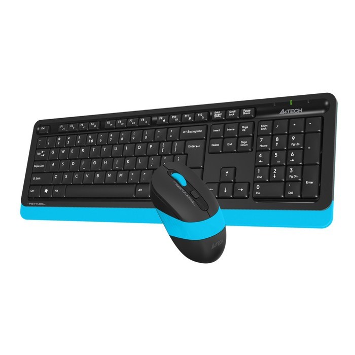 Комплект клавиатура и мышь A4Tech Fstyler FG1010, беспровод, мембранный,2000 dpi,USB, чёрная 91662 - фото 51372569 Комплект клавиатура и мышь A4Tech Fstyler FG1010, беспровод, мембранный,2000 dpi,USB, чёрная 91662 - фото 51372569