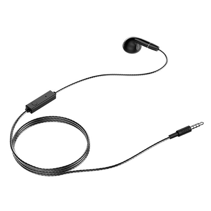 Наушник Hoco M61, проводные, вкладыш, микрофон, Jack 3.5 мм, 1.2 м, черный - фото 51372729 Наушник Hoco M61, проводные, вкладыш, микрофон, Jack 3.5 мм, 1.2 м, черный - фото 51372729