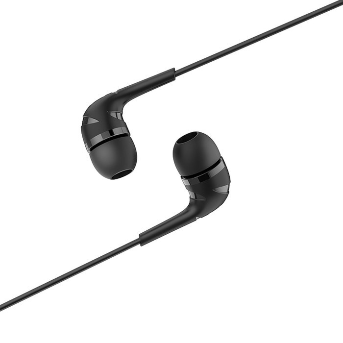 Наушники Hoco M40, проводные, вакуумные, микрофон, Jack 3.5 мм, 1.2 м, черные - фото 51372742 Наушники Hoco M40, проводные, вакуумные, микрофон, Jack 3.5 мм, 1.2 м, черные - фото 51372742