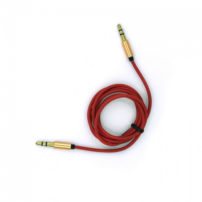 Кабель аудио AUX BYZ BL-613, Jack 3.5 мм(m)-Jack 3.5 мм(m), 1м, красный - фото 51372826 Кабель аудио AUX BYZ BL-613, Jack 3.5 мм(m)-Jack 3.5 мм(m), 1м, красный - фото 51372826