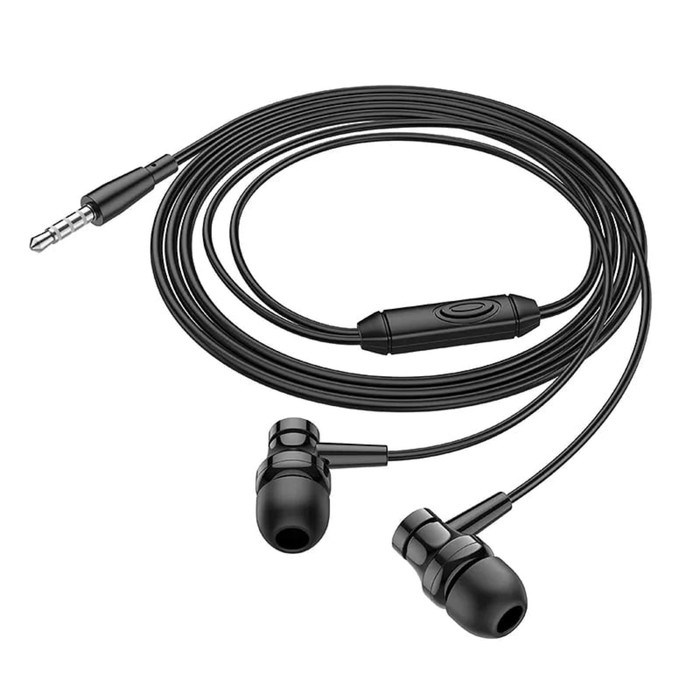 Наушники Borofone BM67 Talent, вакуумные, микрофон, Jack 3.5 мм, кабель 1.2 м, чёрные - фото 51372853 Наушники Borofone BM67 Talent, вакуумные, микрофон, Jack 3.5 мм, кабель 1.2 м, чёрные - фото 51372853