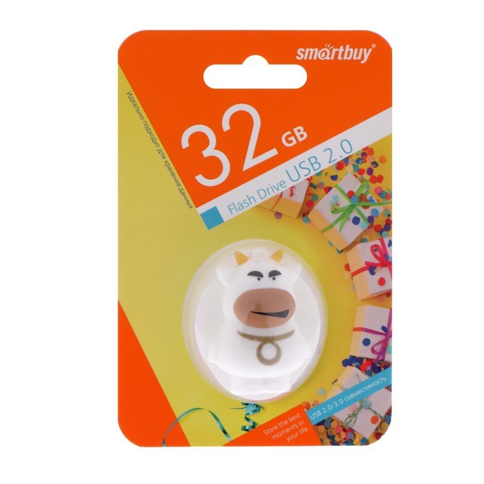 Флешка Smartbuy Wild series, 32 Гб, USB2.0, "Бык", чт до 25 Мб/с, зап до 15 Мб/с - фото 51372980 Флешка Smartbuy Wild series, 32 Гб, USB2.0, "Бык", чт до 25 Мб/с, зап до 15 Мб/с - фото 51372980