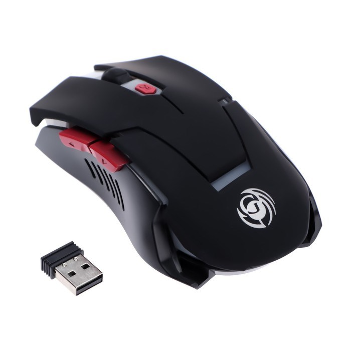 Мышь Dialog MRGK-12U Gan-Kata, игровая, беспроводная, 1600 dpi, 2хАА, USB, чёрная - фото 51373036 Мышь Dialog MRGK-12U Gan-Kata, игровая, беспроводная, 1600 dpi, 2хАА, USB, чёрная - фото 51373036