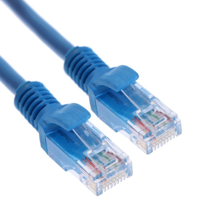 Патч-корд Cablexpert PP12-2M/B, UTP 5е кат., RJ-45(m)-RJ-45(m), 2 м, синий - фото 51373080 Патч-корд Cablexpert PP12-2M/B, UTP 5е кат., RJ-45(m)-RJ-45(m), 2 м, синий - фото 51373080