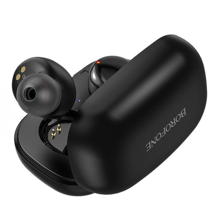 Наушники TWS беспроводные, Borofone BE35, вакуумные, Bluetooth 5.0, 45/280 мАч, с шумоподавлением, чёрные - фото 51373104 Наушники TWS беспроводные, Borofone BE35, вакуумные, Bluetooth 5.0, 45/280 мАч, с шумоподавлением, чёрные - фото 51373104