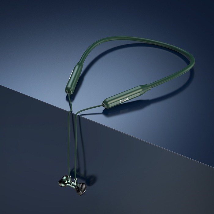 Наушники спортивные беспроводные, Hoco ES58, вкладыши, Bluetooth 5.0, с микрофоном, 200 мАч, зелёные - фото 51373166 Наушники спортивные беспроводные, Hoco ES58, вкладыши, Bluetooth 5.0, с микрофоном, 200 мАч, зелёные - фото 51373166