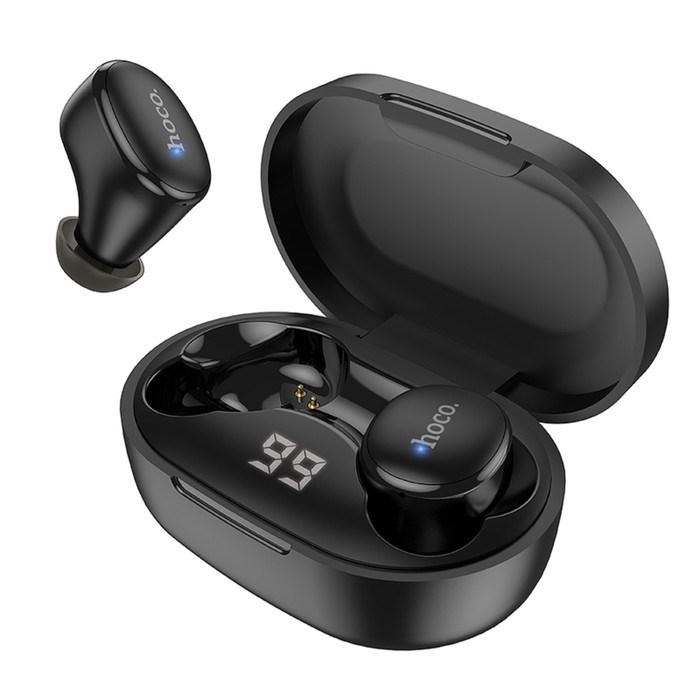 Наушники беспроводные Hoco E11, TWS, вакуумные, Bluetooth 5.1, 40/300 мАч, шумоподавление, чёрные - фото 51373250 Наушники беспроводные Hoco E11, TWS, вакуумные, Bluetooth 5.1, 40/300 мАч, шумоподавление, чёрные - фото 51373250