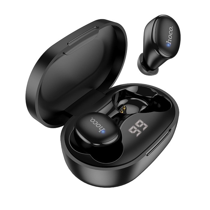 Наушники беспроводные Hoco E11, TWS, вакуумные, Bluetooth 5.1, 40/300 мАч, шумоподавление, чёрные - фото 51373251 Наушники беспроводные Hoco E11, TWS, вакуумные, Bluetooth 5.1, 40/300 мАч, шумоподавление, чёрные - фото 51373251