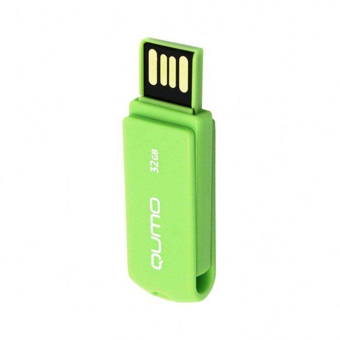 Флешка Qumo Twist Fandango, 32 Гб, USB2.0, зелёная - фото 51373329 Флешка Qumo Twist Fandango, 32 Гб, USB2.0, зелёная - фото 51373329