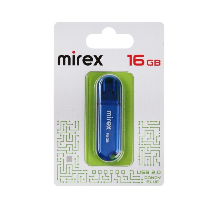 Флешка Mirex CANDY BLUE, 16 Гб ,USB2.0, чт до 25 Мб/с, зап до 15 Мб/с, синяя - фото 51373346 Флешка Mirex CANDY BLUE, 16 Гб ,USB2.0, чт до 25 Мб/с, зап до 15 Мб/с, синяя - фото 51373346
