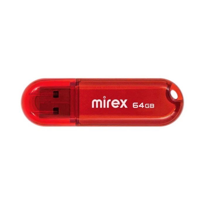 Флешка Mirex CANDY RED, 64 Гб ,USB2.0, чт до 25 Мб/с, зап до 15 Мб/с, красная - фото 51373374 Флешка Mirex CANDY RED, 64 Гб ,USB2.0, чт до 25 Мб/с, зап до 15 Мб/с, красная - фото 51373374