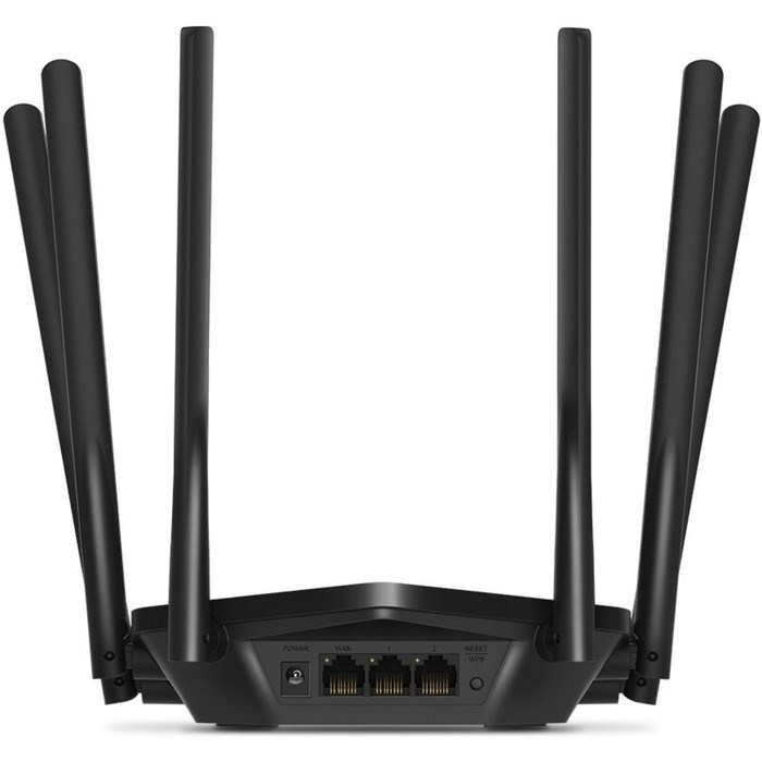 Wi-Fi роутер Mercusys MR50G, 1900 Мбит/с, 2 порта 1000 Мбит/с, чёрный - фото 51373418 Wi-Fi роутер Mercusys MR50G, 1900 Мбит/с, 2 порта 1000 Мбит/с, чёрный - фото 51373418