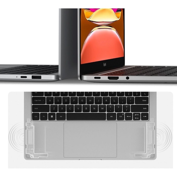 Ноутбук Xiaomi Pro RedmiBook, 14", R5 6600H, 16 Гб, SSD 512 Гб, AMD, Win10 trial, серый - фото 51373812 Ноутбук Xiaomi Pro RedmiBook, 14", R5 6600H, 16 Гб, SSD 512 Гб, AMD, Win10 trial, серый - фото 51373812