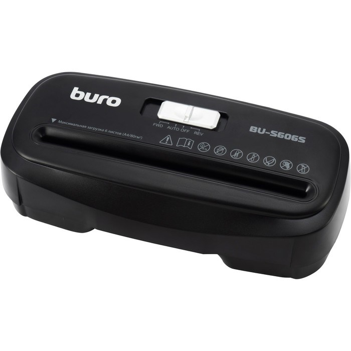 Шредер Buro Home BU-S606S, фрагменты 5 мм ,6 листов одн, пл.карты, 11л - фото 51374136 Шредер Buro Home BU-S606S, фрагменты 5 мм ,6 листов одн, пл.карты, 11л - фото 51374136