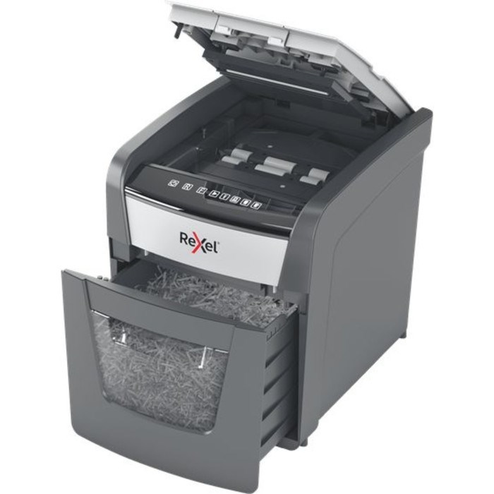 Шредер Rexel Optimum AutoFeed 50X, фрагменты 4х28мм, 50 листов, скрепки, скобы, пл.карты - фото 51374226 Шредер Rexel Optimum AutoFeed 50X, фрагменты 4х28мм, 50 листов, скрепки, скобы, пл.карты - фото 51374226