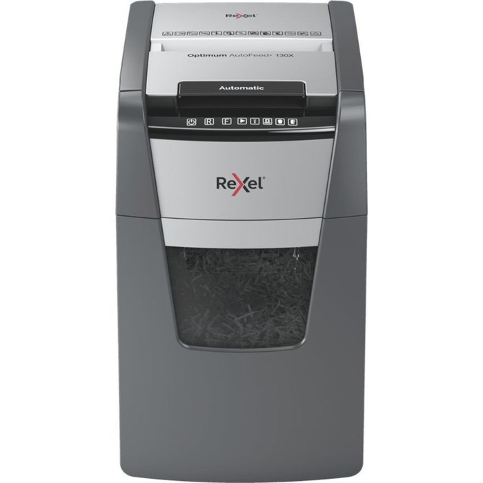 Шредер Rexel Optimum AutoFeed 130X, фрагменты 4х28мм,130 листов, скрепки, скобы, пл.карты - фото 51374310 Шредер Rexel Optimum AutoFeed 130X, фрагменты 4х28мм,130 листов, скрепки, скобы, пл.карты - фото 51374310