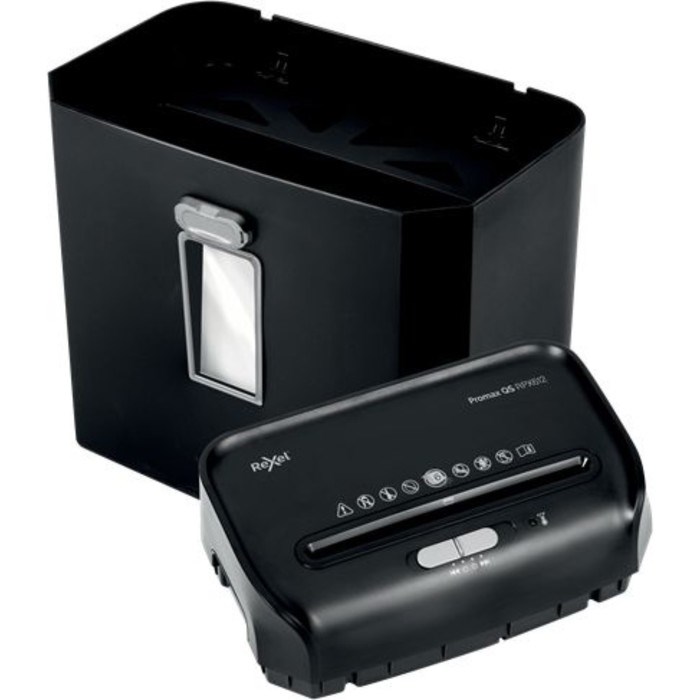 Шредер Rexel Promax QS 6/12 X EU, фрагменты 4х40мм, 6 листов, скрепки, скобы, пл.карты - фото 51374336 Шредер Rexel Promax QS 6/12 X EU, фрагменты 4х40мм, 6 листов, скрепки, скобы, пл.карты - фото 51374336