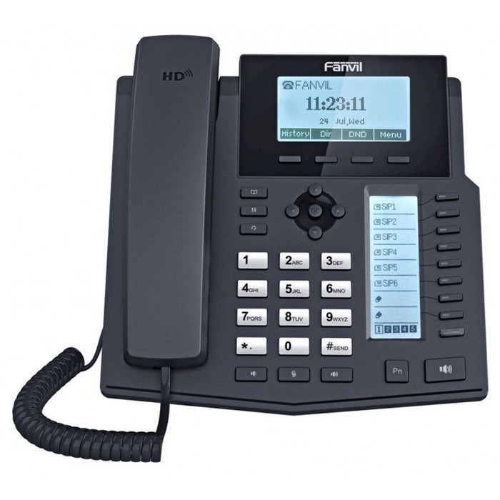 Телефон IP Fanvil X5U, чёрный - фото 51374380 Телефон IP Fanvil X5U, чёрный - фото 51374380