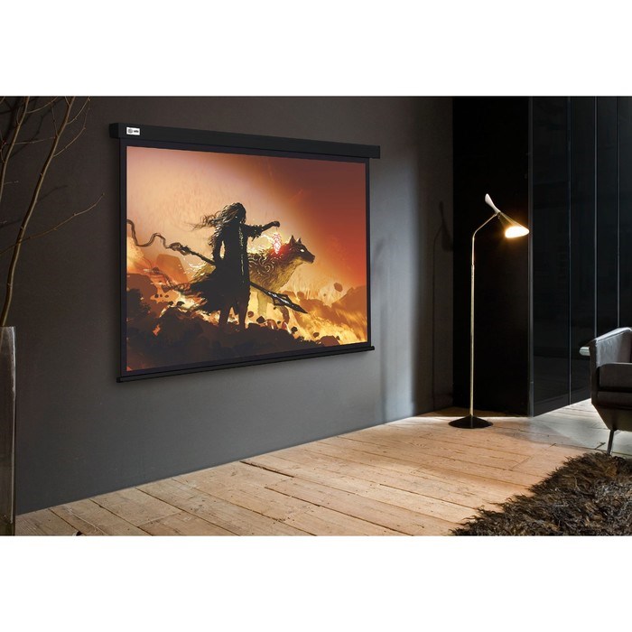 Экран Cactus 149.4x265.7см CS-PSW-149X265-BK, 16:9, настенно-потолочный, рулонный, черный - фото 51374491 Экран Cactus 149.4x265.7см CS-PSW-149X265-BK, 16:9, настенно-потолочный, рулонный, черный - фото 51374491