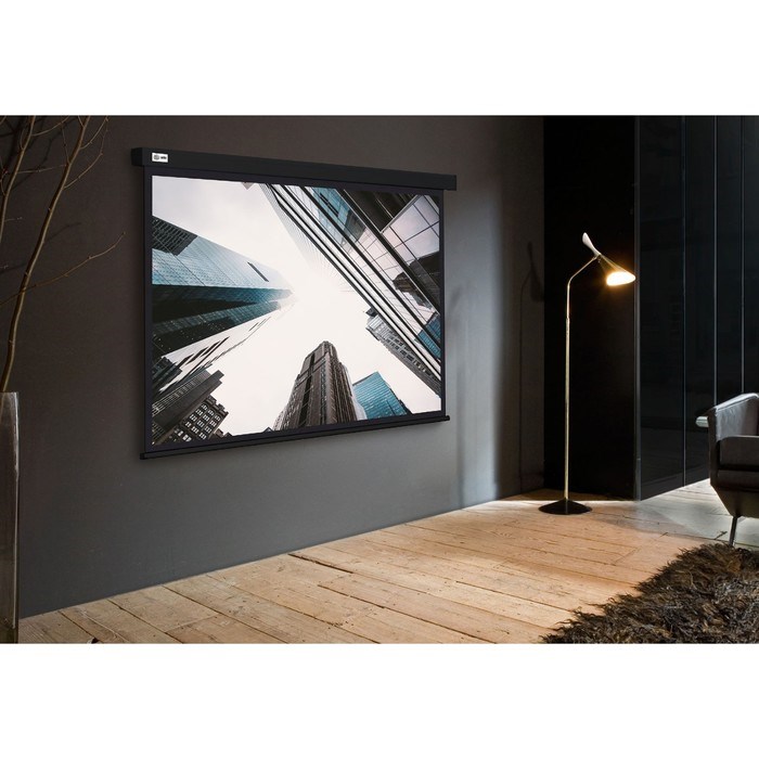 Экран Cactus 124.5x221см CS-PSW-124X221-BK, 16:9, настенно-потолочный, рулонный, черный - фото 51374497 Экран Cactus 124.5x221см CS-PSW-124X221-BK, 16:9, настенно-потолочный, рулонный, черный - фото 51374497