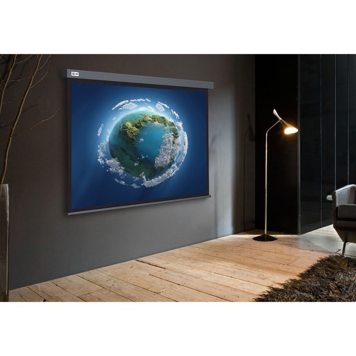 Экран Cactus 187x332см CS-PSW-187X332-SG, 16:9, настенно-потолочный, рулонный, серый - фото 51374500 Экран Cactus 187x332см CS-PSW-187X332-SG, 16:9, настенно-потолочный, рулонный, серый - фото 51374500