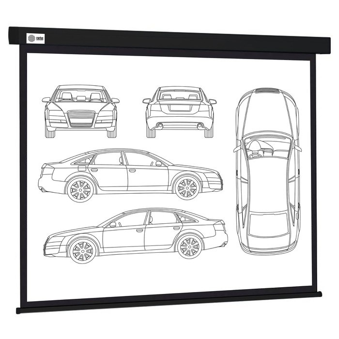 Экран Cactus 213x213см CS-PSW-213X213-BK, 1:1, настенно-потолочный, рулонный, черный - фото 51374532 Экран Cactus 213x213см CS-PSW-213X213-BK, 1:1, настенно-потолочный, рулонный, черный - фото 51374532