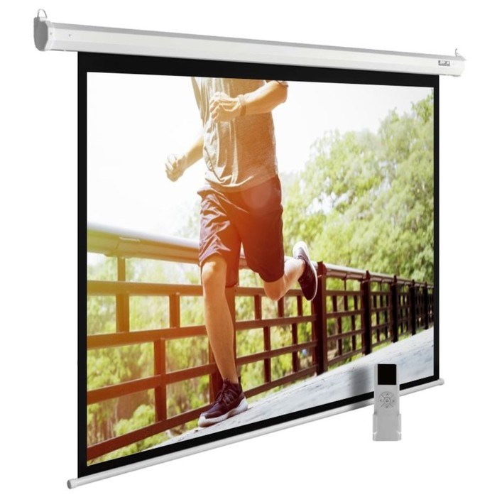 Экран Cactus 175x280см CS-PSME-280x175-WT, 16:10, настенно-потолочный, рулонный, белый - фото 51374540 Экран Cactus 175x280см CS-PSME-280x175-WT, 16:10, настенно-потолочный, рулонный, белый - фото 51374540