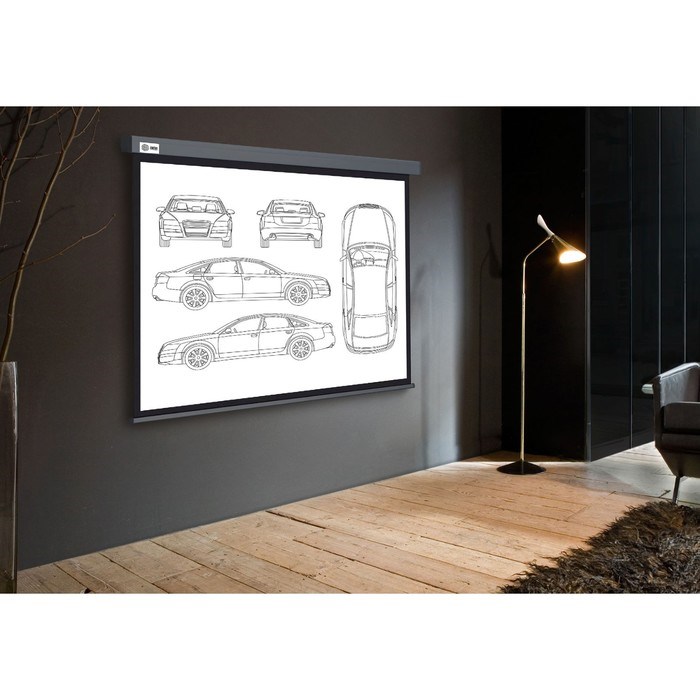 Экран Cactus 168x299см CS-PSW-168X299-SG, 16:9, настенно-потолочный, рулонный, серый - фото 51374569 Экран Cactus 168x299см CS-PSW-168X299-SG, 16:9, настенно-потолочный, рулонный, серый - фото 51374569