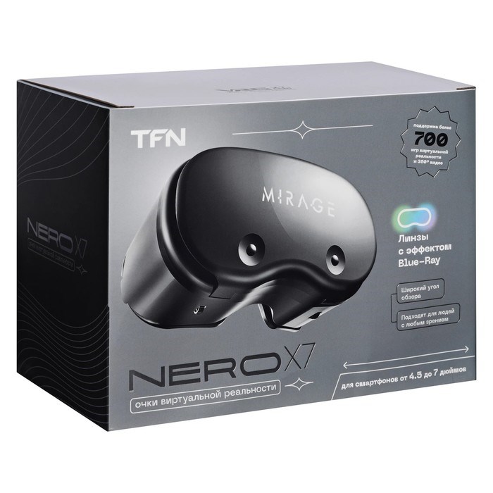 3D Очки виртуальной реальности TFN VR NERO X7, смартфоны до 7", регулировка, черные - фото 51374612 3D Очки виртуальной реальности TFN VR NERO X7, смартфоны до 7", регулировка, черные - фото 51374612
