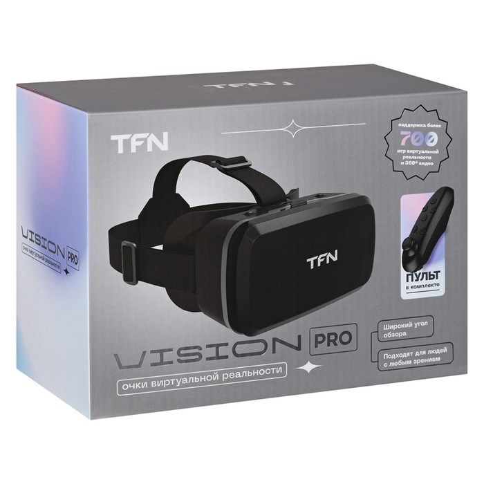 3D Очки виртуальной реальности TFN VR VISON PRO, смартфоны до 7", регулировка, черные - фото 51374626 3D Очки виртуальной реальности TFN VR VISON PRO, смартфоны до 7", регулировка, черные - фото 51374626