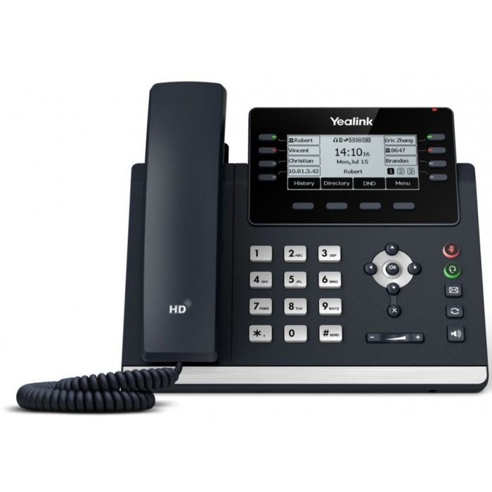 Телефон IP Yealink SIP-T43U, чёрный - фото 51374633 Телефон IP Yealink SIP-T43U, чёрный - фото 51374633